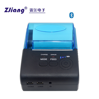 Stampante termica portatile Mini Bluetooth da 58 mm per Android IOS ZJ-5805