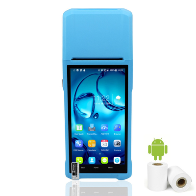 Cassiere astuto With Printer della macchina terminale tenuta in mano di posizione di Android