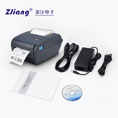 Stampatore a 4 pollici Wireless Label Maker ZJ9210 dell'etichetta di Zjiang 110mm Gray Mobile Barcode