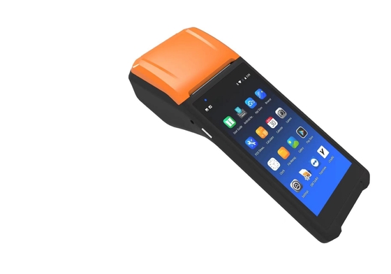 Posizione portatile tenuta in mano del terminale 4g di posizione di pagamento di Android con la stampante incorporata