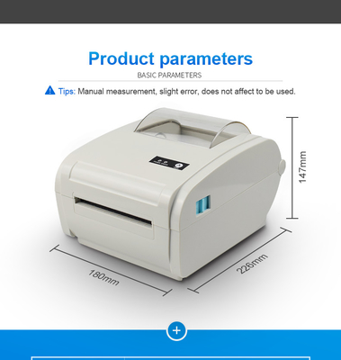Stampante termica a 4 pollici dell'etichetta dell'affrancatura dell'autoadesivo della stampante del codice a barre termico di USB