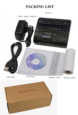 Stampatore a 3 pollici portatile Wireless For Android della ricevuta del termale di Bluetooth 80mm