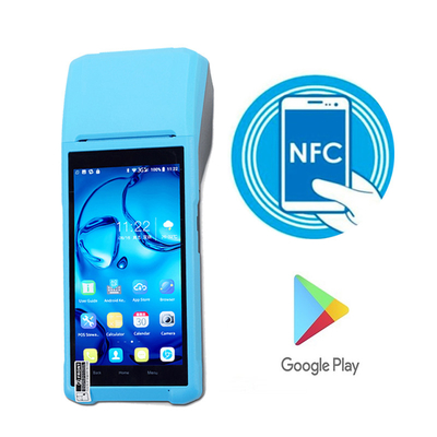 Terminale POS Android da 5,5 pollici Bluetooth / USB con stampante integrata da 58 mm