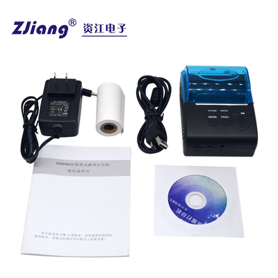 Stampante portatile dell'IOS Wifi di Android della piccola stampante senza fili di viaggio di Zijiang 58mm