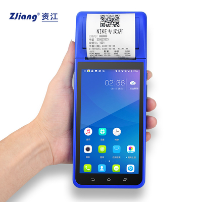 Android 8.1 PDA POS terminale mobile portatile mini con stampante da 58 mm